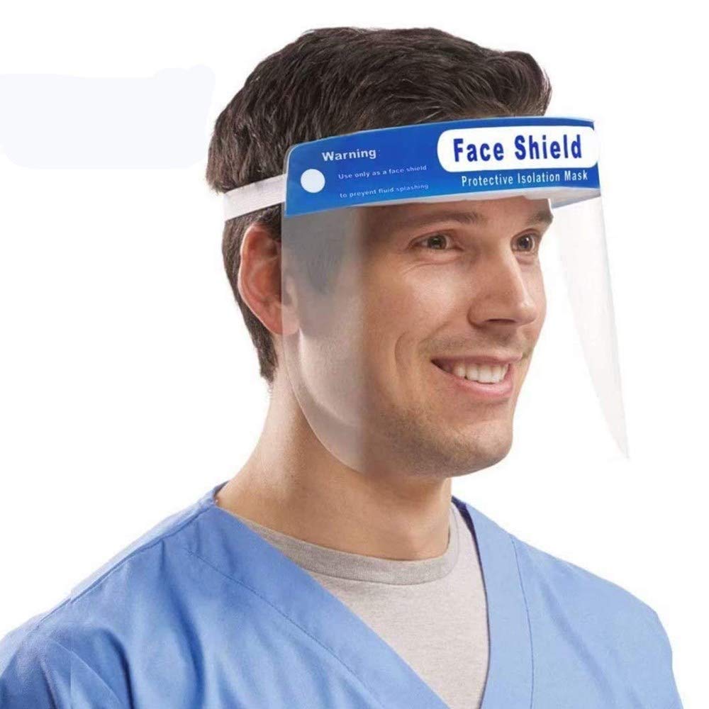 Face Shield 10 Pack w/ Elastic Band (made in china)