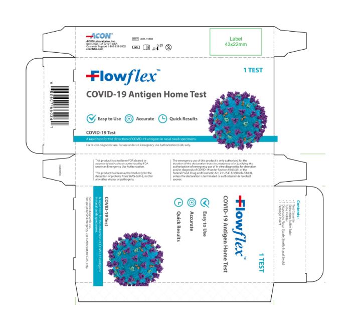 Flowflex COVID-19 Antigen Home Test OTC