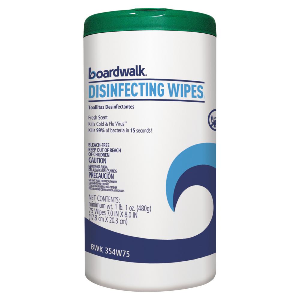 Boardwalk Free &amp; Clear All Purpose Wipes 75ct (Case of 6)